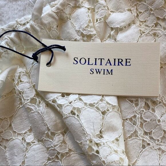 Solitaire Off White Swim Cover New With Tags Size Large - Picture 3 of 11